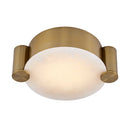 LED Flush Mount<br /><span style="color:#4AB0CE;">Entrega: 4-10 dias en USA</span><br /><span style="color:#4AB0CE;font-size:60%;">PREGUNTE POR ENTREGA EN PANAMA</span><br />Collection: Lumba<br />Finish: Winter Brass