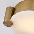 LED Flush Mount<br /><span style="color:#4AB0CE;">Entrega: 4-10 dias en USA</span><br /><span style="color:#4AB0CE;font-size:60%;">PREGUNTE POR ENTREGA EN PANAMA</span><br />Collection: Lumba<br />Finish: Winter Brass