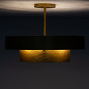 Eight Light Convertible Pendant / Semi-Flush<br /><span style="color:#4AB0CE;">Entrega: 8-9 semanas en USA</span><br /><span style="color:#4AB0CE;font-size:60%;">PREGUNTE POR ENTREGA EN PANAMA</span><br />Collection: Moda<br />Finish: Rustic Gold