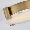 LED Flush Mount<br /><span style="color:#4AB0CE;">Entrega: 4-10 dias en USA</span><br /><span style="color:#4AB0CE;font-size:60%;">PREGUNTE POR ENTREGA EN PANAMA</span><br />Collection: Lumba<br />Finish: Winter Brass