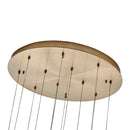 LED Chandelier<br /><span style="color:#4AB0CE;">Entrega: 3-4 semanas en USA</span><br /><span style="color:#4AB0CE;font-size:60%;">PREGUNTE POR ENTREGA EN PANAMA</span><br />Collection: Kiriko<br />Finish: Winter Brass