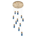LED Chandelier<br /><span style="color:#4AB0CE;">Entrega: 3-4 semanas en USA</span><br /><span style="color:#4AB0CE;font-size:60%;">PREGUNTE POR ENTREGA EN PANAMA</span><br />Collection: Kiriko<br />Finish: Winter Brass