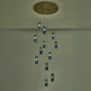 Kalco - 524952WB - LED Chandelier - Kiriko - Winter Brass