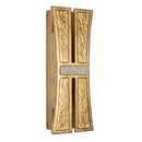LED Wall Sconce<br /><span style="color:#4AB0CE;">Entrega: 8-9 semanas en USA</span><br /><span style="color:#4AB0CE;font-size:60%;">PREGUNTE POR ENTREGA EN PANAMA</span><br />Collection: Dos<br />Finish: Rustic Gold and Brushed Gold