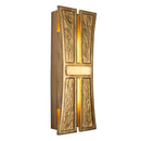 LED Wall Sconce<br /><span style="color:#4AB0CE;">Entrega: 8-9 semanas en USA</span><br /><span style="color:#4AB0CE;font-size:60%;">PREGUNTE POR ENTREGA EN PANAMA</span><br />Collection: Dos<br />Finish: Rustic Gold and Brushed Gold