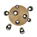 LED Chandelier<br /><span style="color:#4AB0CE;">Entrega: 3-4 semanas en USA</span><br /><span style="color:#4AB0CE;font-size:60%;">PREGUNTE POR ENTREGA EN PANAMA</span><br />Collection: Kiriko<br />Finish: Winter Brass