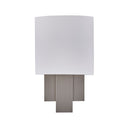 One Light Wall Sconce<br /><span style="color:#4AB0CE;">Entrega: 4-10 dias en USA</span><br /><span style="color:#4AB0CE;font-size:60%;">PREGUNTE POR ENTREGA EN PANAMA</span><br />Collection: Espille<br />Finish: Satin Nickel