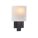 One Light Wall Sconce<br /><span style="color:#4AB0CE;">Entrega: 4-10 dias en USA</span><br /><span style="color:#4AB0CE;font-size:60%;">PREGUNTE POR ENTREGA EN PANAMA</span><br />Collection: Espille<br />Finish: Satin Black Nickel