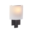One Light Wall Sconce<br /><span style="color:#4AB0CE;">Entrega: 4-10 dias en USA</span><br /><span style="color:#4AB0CE;font-size:60%;">PREGUNTE POR ENTREGA EN PANAMA</span><br />Collection: Espille<br />Finish: Satin Black Nickel