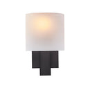 One Light Wall Sconce<br /><span style="color:#4AB0CE;">Entrega: 4-10 dias en USA</span><br /><span style="color:#4AB0CE;font-size:60%;">PREGUNTE POR ENTREGA EN PANAMA</span><br />Collection: Espille<br />Finish: Satin Black Nickel