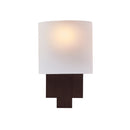 One Light Wall Sconce<br /><span style="color:#4AB0CE;">Entrega: 4-10 dias en USA</span><br /><span style="color:#4AB0CE;font-size:60%;">PREGUNTE POR ENTREGA EN PANAMA</span><br />Collection: Espille<br />Finish: Bronze