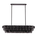 Nine Light Linear Pendant<br /><span style="color:#4AB0CE;">Entrega: 2-3 semanas en USA</span><br /><span style="color:#4AB0CE;font-size:60%;">PREGUNTE POR ENTREGA EN PANAMA</span><br />Collection: Uroko<br />Finish: Black Nickel