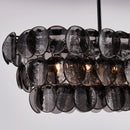Nine Light Linear Pendant<br /><span style="color:#4AB0CE;">Entrega: 2-3 semanas en USA</span><br /><span style="color:#4AB0CE;font-size:60%;">PREGUNTE POR ENTREGA EN PANAMA</span><br />Collection: Uroko<br />Finish: Black Nickel