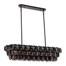 Nine Light Linear Pendant<br /><span style="color:#4AB0CE;">Entrega: 2-3 semanas en USA</span><br /><span style="color:#4AB0CE;font-size:60%;">PREGUNTE POR ENTREGA EN PANAMA</span><br />Collection: Uroko<br />Finish: Black Nickel