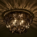 Four Light Flush Mount<br /><span style="color:#4AB0CE;">Entrega: 4-10 dias en USA</span><br /><span style="color:#4AB0CE;font-size:60%;">PREGUNTE POR ENTREGA EN PANAMA</span><br />Collection: Uroko<br />Finish: Black Nickel