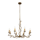 Eight Light Chandelier<br /><span style="color:#4AB0CE;">Entrega: 0-1 semanas en USA</span><br /><span style="color:#4AB0CE;font-size:60%;">PREGUNTE POR ENTREGA EN PANAMA</span><br />Collection: Rizo<br />Finish: Oil Rubbed Bronze
