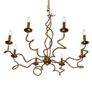 Eight Light Chandelier<br /><span style="color:#4AB0CE;">Entrega: 0-1 semanas en USA</span><br /><span style="color:#4AB0CE;font-size:60%;">PREGUNTE POR ENTREGA EN PANAMA</span><br />Collection: Rizo<br />Finish: Oil Rubbed Bronze