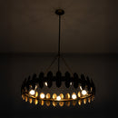 Kalco - 529056PAB - Nine Light Chandelier - Vittoria - Pearlized Antique Brass