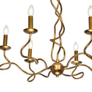 Six Light Chandelier<br /><span style="color:#4AB0CE;">Entrega: 0-1 semanas en USA</span><br /><span style="color:#4AB0CE;font-size:60%;">PREGUNTE POR ENTREGA EN PANAMA</span><br />Collection: Rizo<br />Finish: Oil Rubbed Bronze