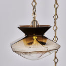 Three Light Chandelier<br /><span style="color:#4AB0CE;">Entrega: 2-3 semanas en USA</span><br /><span style="color:#4AB0CE;font-size:60%;">PREGUNTE POR ENTREGA EN PANAMA</span><br />Collection: Bolsa<br />Finish: Winter Brass