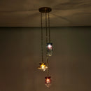 Kalco - 528351WB - Three Light Chandelier - Bolsa - Winter Brass