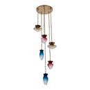 Six Light Chandelier<br /><span style="color:#4AB0CE;">Entrega: 2-3 semanas en USA</span><br /><span style="color:#4AB0CE;font-size:60%;">PREGUNTE POR ENTREGA EN PANAMA</span><br />Collection: Bolsa<br />Finish: Winter Brass