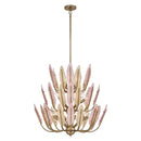 22 Light Chandelier<br /><span style="color:#4AB0CE;">Entrega: 5-6 semanas en USA</span><br /><span style="color:#4AB0CE;font-size:60%;">PREGUNTE POR ENTREGA EN PANAMA</span><br />Collection: Autumna<br />Finish: Brushed Champagne Gold