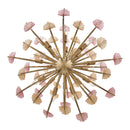 22 Light Chandelier<br /><span style="color:#4AB0CE;">Entrega: 5-6 semanas en USA</span><br /><span style="color:#4AB0CE;font-size:60%;">PREGUNTE POR ENTREGA EN PANAMA</span><br />Collection: Autumna<br />Finish: Brushed Champagne Gold