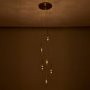 Allegri - 047652-044-FR001 - LED Chandelier - Goccia - Winter Brass