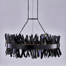 LED Chandelier<br /><span style="color:#4AB0CE;">Entrega: 4-10 dias en USA</span><br /><span style="color:#4AB0CE;font-size:60%;">PREGUNTE POR ENTREGA EN PANAMA</span><br />Collection: Glacier<br />Finish: Black Nickel
