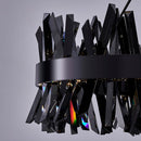 LED Chandelier<br /><span style="color:#4AB0CE;">Entrega: 4-10 dias en USA</span><br /><span style="color:#4AB0CE;font-size:60%;">PREGUNTE POR ENTREGA EN PANAMA</span><br />Collection: Glacier<br />Finish: Black Nickel