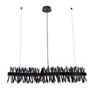 LED Linear Pendant<br /><span style="color:#4AB0CE;">Entrega: 4-10 dias en USA</span><br /><span style="color:#4AB0CE;font-size:60%;">PREGUNTE POR ENTREGA EN PANAMA</span><br />Collection: Glacier<br />Finish: Black Nickel