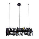 LED Linear Pendant<br /><span style="color:#4AB0CE;">Entrega: 4-10 dias en USA</span><br /><span style="color:#4AB0CE;font-size:60%;">PREGUNTE POR ENTREGA EN PANAMA</span><br />Collection: Glacier<br />Finish: Black Nickel