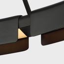 Visual Comfort Modern - PBCH80327B - LED Chandelier - Cloak - Nightshade Black