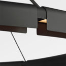 Visual Comfort Modern - PBCH80427B - LED Chandelier - Cloak - Nightshade Black