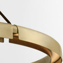 LED Chandelier<br /><span style="color:#4AB0CE;">Entrega: 8-9 semanas en USA</span><br /><span style="color:#4AB0CE;font-size:60%;">PREGUNTE POR ENTREGA EN PANAMA</span><br />Collection: Cloak<br />Finish: Hand-Rubbed Antique Brass