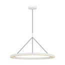 Visual Comfort Modern - PBCH80427MW - LED Chandelier - Cloak - Matte White