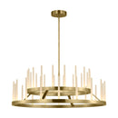 LED Chandelier<br /><span style="color:#4AB0CE;">Entrega: 1-2 semanas en USA</span><br /><span style="color:#4AB0CE;font-size:60%;">PREGUNTE POR ENTREGA EN PANAMA</span><br />Collection: Sagrada<br />Finish: Hand-Rubbed Antique Brass