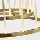 LED Chandelier<br /><span style="color:#4AB0CE;">Entrega: 1-2 semanas en USA</span><br /><span style="color:#4AB0CE;font-size:60%;">PREGUNTE POR ENTREGA EN PANAMA</span><br />Collection: Sagrada<br />Finish: Hand-Rubbed Antique Brass