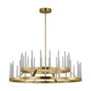 LED Chandelier<br /><span style="color:#4AB0CE;">Entrega: 1-2 semanas en USA</span><br /><span style="color:#4AB0CE;font-size:60%;">PREGUNTE POR ENTREGA EN PANAMA</span><br />Collection: Sagrada<br />Finish: Hand-Rubbed Antique Brass