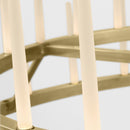 LED Chandelier<br /><span style="color:#4AB0CE;">Entrega: 4-10 dias en USA</span><br /><span style="color:#4AB0CE;font-size:60%;">PREGUNTE POR ENTREGA EN PANAMA</span><br />Collection: Sagrada<br />Finish: Hand-Rubbed Antique Brass