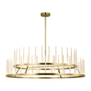 LED Chandelier<br /><span style="color:#4AB0CE;">Entrega: 4-10 dias en USA</span><br /><span style="color:#4AB0CE;font-size:60%;">PREGUNTE POR ENTREGA EN PANAMA</span><br />Collection: Sagrada<br />Finish: Hand-Rubbed Antique Brass