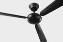 64" Ceiling Fan<br /><span style="color:#4AB0CE;">Entrega: 4-10 dias en USA</span><br /><span style="color:#4AB0CE;font-size:60%;">PREGUNTE POR ENTREGA EN PANAMA</span><br />Collection: Pod<br />Finish: Midnight Black