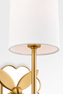 One Light Wall Sconce<br /><span style="color:#4AB0CE;">Entrega: 4-10 dias en USA</span><br /><span style="color:#4AB0CE;font-size:60%;">PREGUNTE POR ENTREGA EN PANAMA</span><br />Collection: Spencer<br />Finish: Burnished Brass | Burnished Brass