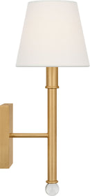 One Light Wall Sconce<br /><span style="color:#4AB0CE;">Entrega: 10-11 semanas en USA</span><br /><span style="color:#4AB0CE;font-size:60%;">PREGUNTE POR ENTREGA EN PANAMA</span><br />Collection: Greard<br />Finish: Gild | Gild