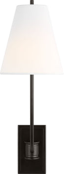 One Light Wall Sconce<br /><span style="color:#4AB0CE;">Entrega: 4-10 dias en USA</span><br /><span style="color:#4AB0CE;font-size:60%;">PREGUNTE POR ENTREGA EN PANAMA</span><br />Collection: Marina<br />Finish: Aged Iron | Aged Iron