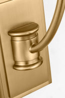 One Light Wall Sconce<br /><span style="color:#4AB0CE;">Entrega: 4-10 dias en USA</span><br /><span style="color:#4AB0CE;font-size:60%;">PREGUNTE POR ENTREGA EN PANAMA</span><br />Collection: Marina<br />Finish: Burnished Brass/Burnished Brass