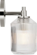 One Light Bath<br /><span style="color:#4AB0CE;">Entrega: 4-10 dias en USA</span><br /><span style="color:#4AB0CE;font-size:60%;">PREGUNTE POR ENTREGA EN PANAMA</span><br />Collection: Barstow<br />Finish: Polished Nickel | Polished Nickel