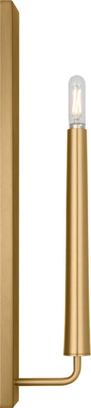 One Light Wall Sconce<br /><span style="color:#4AB0CE;">Entrega: 4-10 dias en USA</span><br /><span style="color:#4AB0CE;font-size:60%;">PREGUNTE POR ENTREGA EN PANAMA</span><br />Collection: Lois<br />Finish: Burnished Brass | Burnished Brass