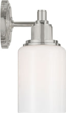 Two Light Bath<br /><span style="color:#4AB0CE;">Entrega: 4-10 dias en USA</span><br /><span style="color:#4AB0CE;font-size:60%;">PREGUNTE POR ENTREGA EN PANAMA</span><br />Collection: Ashford<br />Finish: Polished Nickel | Polished Nickel
